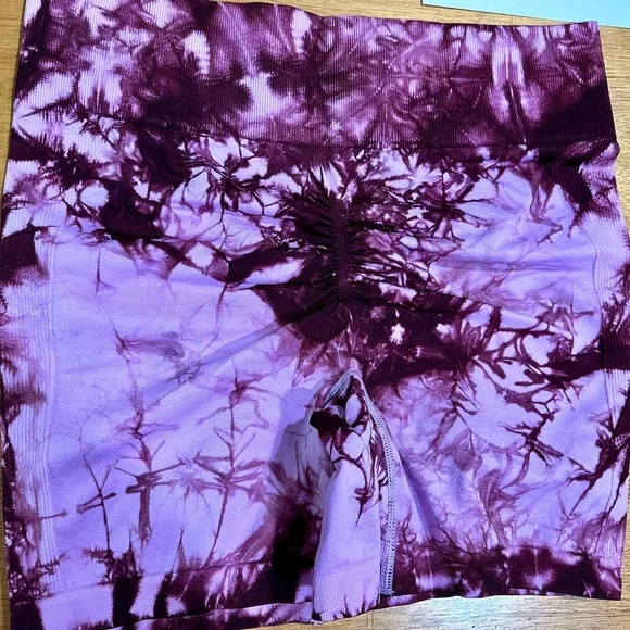 Athletic Shorts Pink TieDye - Picture 5 of 5